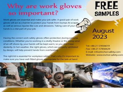 Why are work gloves important?