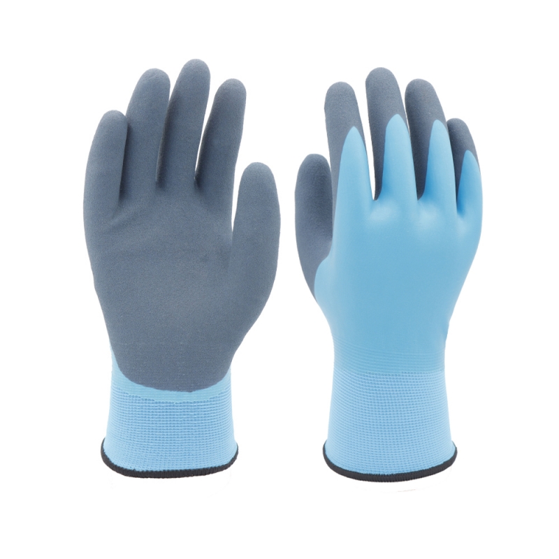 LATEX THERMAL GLOVES WATERPROOF BLUE LATEX THERMAL GLOVES WATERPROOF BLUE