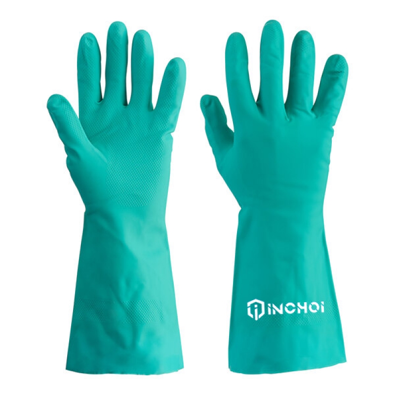 Nitrile Industrial Gloves with Flock Lining