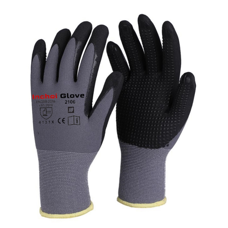 WATER-BASED NITRILE COATED NITRILE DOTS WATER-BASED NITRILE COATED NITRILE DOTS
