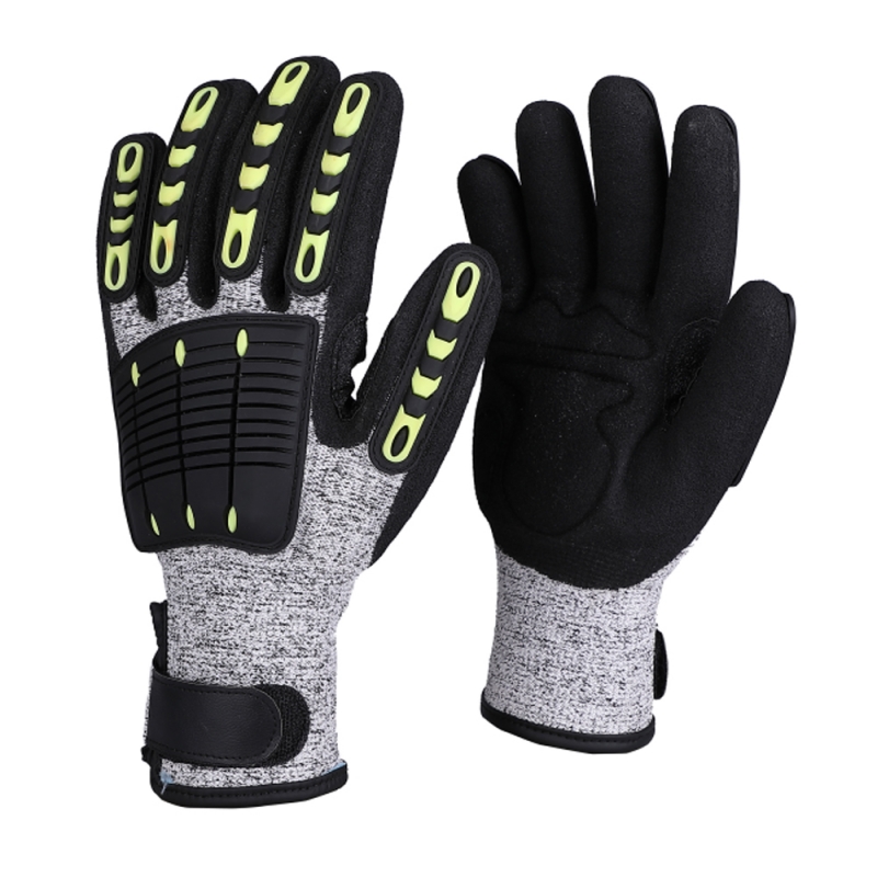 CUT RESISTANT GLOVES TPR PROTECTION VELCRO CUFF CUT RESISTANT GLOVES TPR PROTECTION VELCRO CUFF
