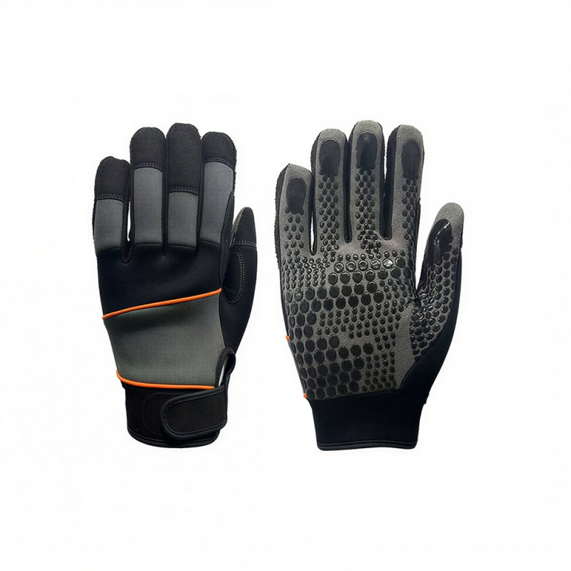 Mechanical Gloves with Padded & Reinforced