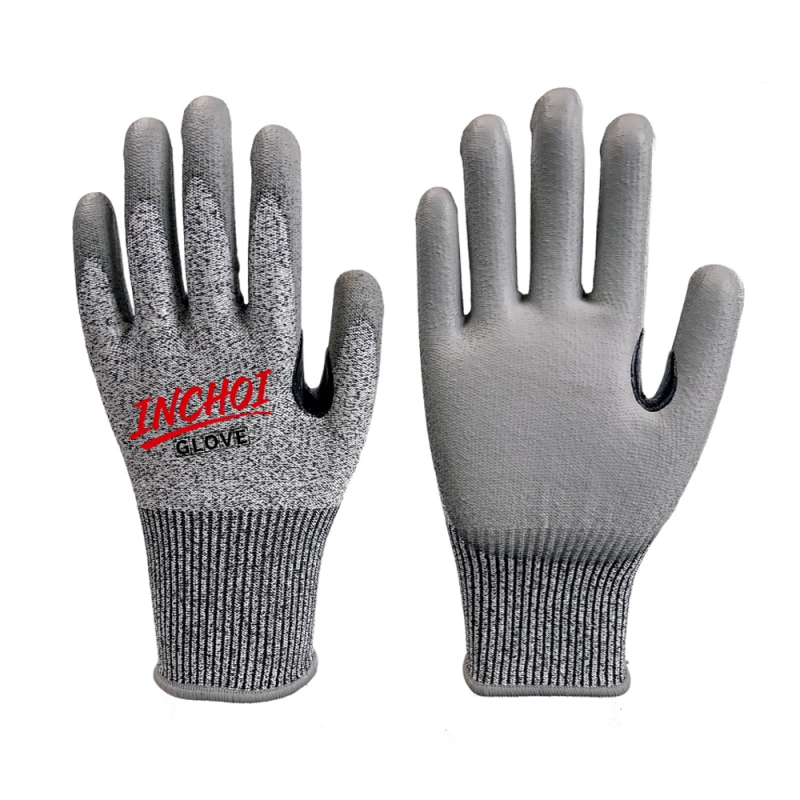 Cut  Resistant  PU Gloves & Reinforced Thumb Crotch