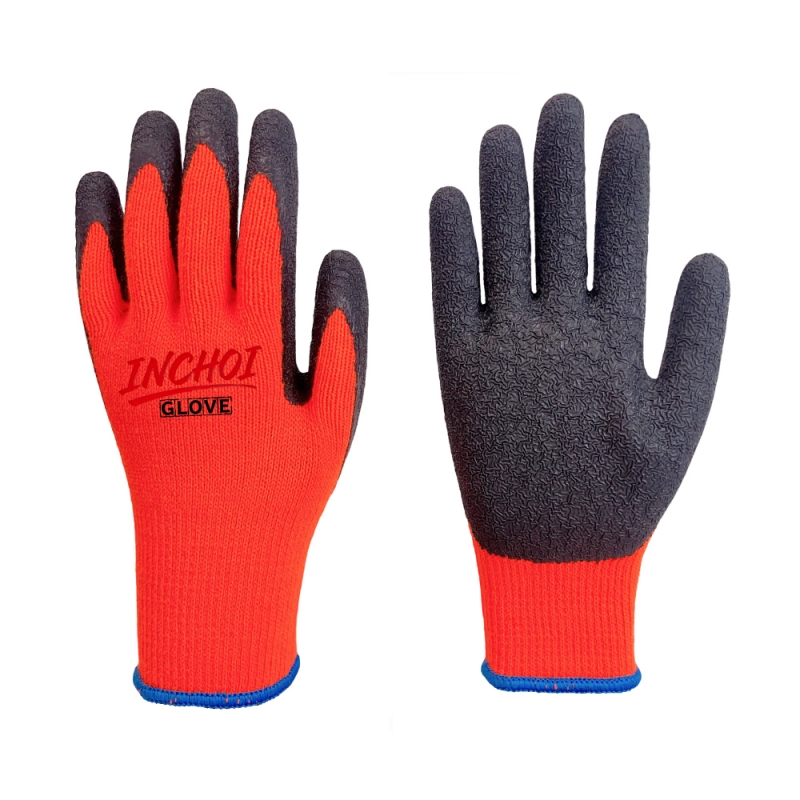 Winter Work Gloves - Acrylic Liner & Latex Grip