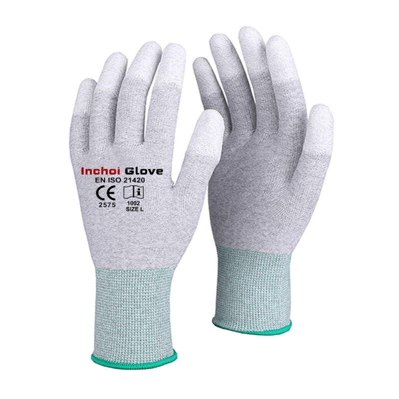 PU FINGERTIPS COATED GLOVES ESD PU FINGERTIPS COATED GLOVES ESD