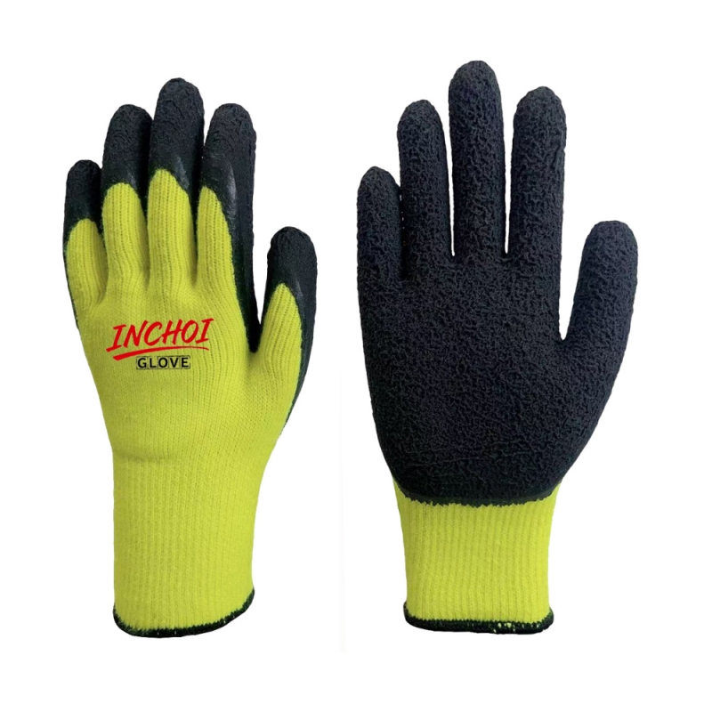 Winter Work Gloves -Terry Liner & Latex Coating 