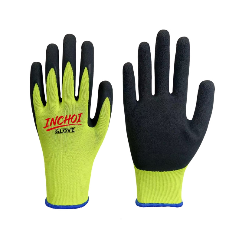 13-Gauge Work Gloves with Foam Latex Coating