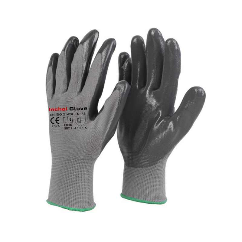 SMOOTH NITRILE COATED GLOVES GREY SMOOTH NITRILE COATED GLOVES GREY
