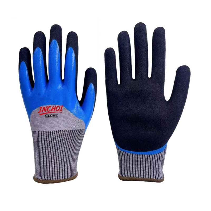 Double-Dipped Sandy Nitrile Cut-Resistant Glove