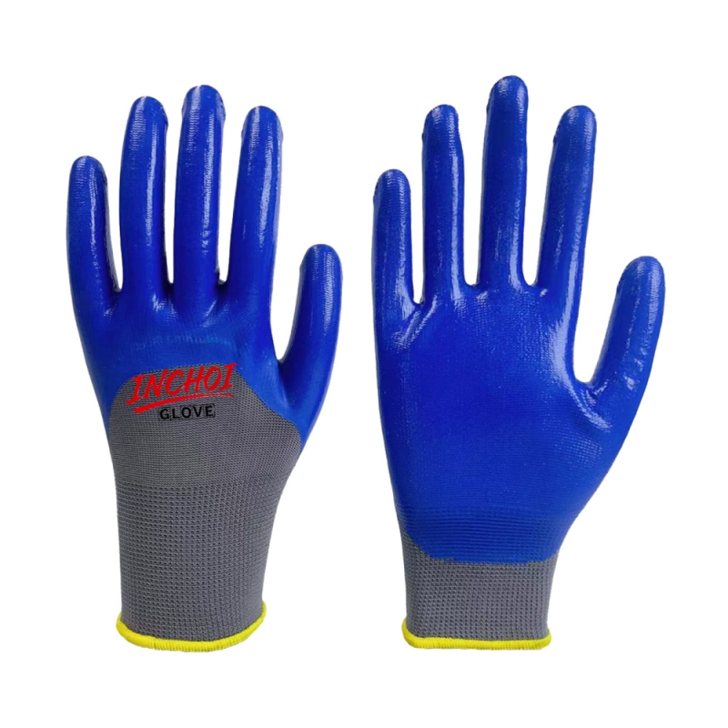 3/4 Coated Nitrile Coated Work Gloves