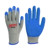 Economic 10-Gauge Crinkle Latex Work Gloves
