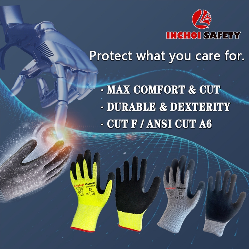 CUT RESISTANT NITRILE GLOVES CUT F / ANSI A6