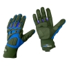 MECHANICAL GLOVES WITH IMPACT PROTECTION GREEN