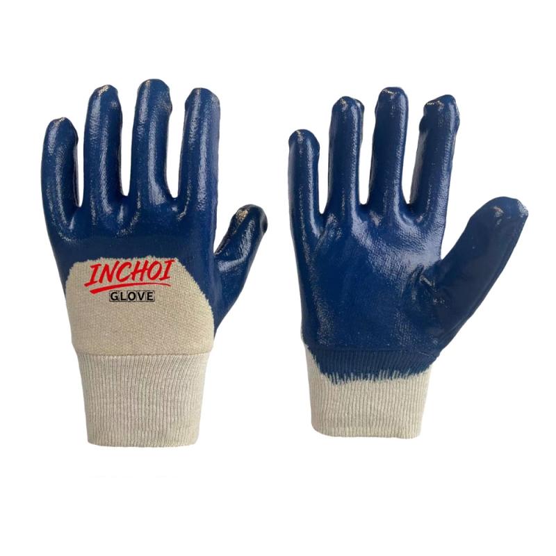 Heavy-Duty Blue Nitrile Gloves