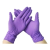 DISPOSABLE NITRILE GLOVES BLUE COLOR