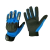 MECHANICAL GLOVES WITH IMPACT PROTECTION GREEN