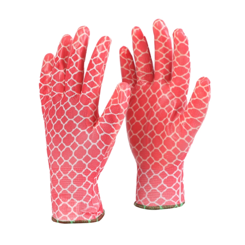 CLEAR NITRILE COATED GLOVES CLEAR NITRILE COATED GLOVES
