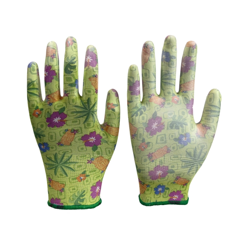 13-Gauge Garden Gloves with PU Coating