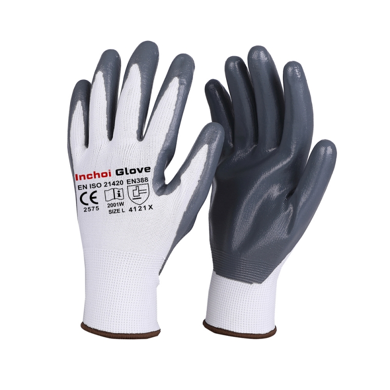 SMOOTH NITRILE COATED GLOVES WHITE SMOOTH NITRILE COATED GLOVES WHITE