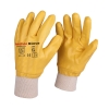 Heavy Duty Nitrile Coated Gloves Interlock liner
