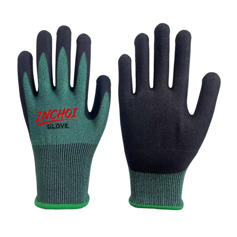 Sandy Nitrile Cut-Resistant Gloves (18-Gauge)