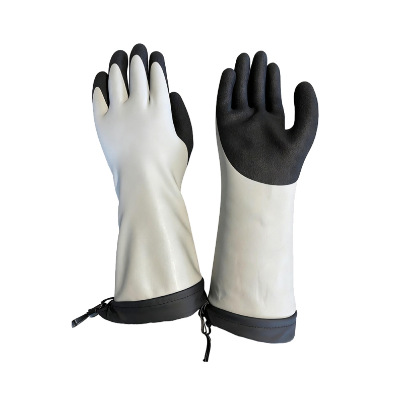 CHEMICAL RESISTANT GLOVES LONG CUFF 7010