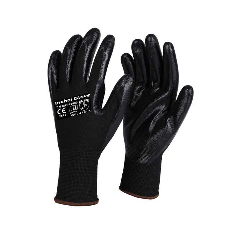 SMOOTH NITRILE COATED GLOVES BLACK SMOOTH NITRILE COATED GLOVES BLACK