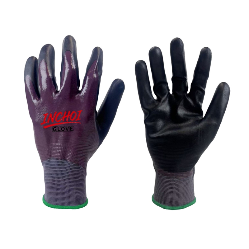 Waterproof Gloves, 15-Gauge Liner & Foam Nitrile Coating