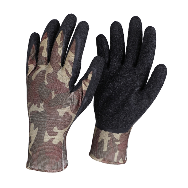 13 GAUGE CRINKLE LATEX COATED GLOVES PRINTED 13 GAUGE CRINKLE LATEX COATED GLOVES PRINTED