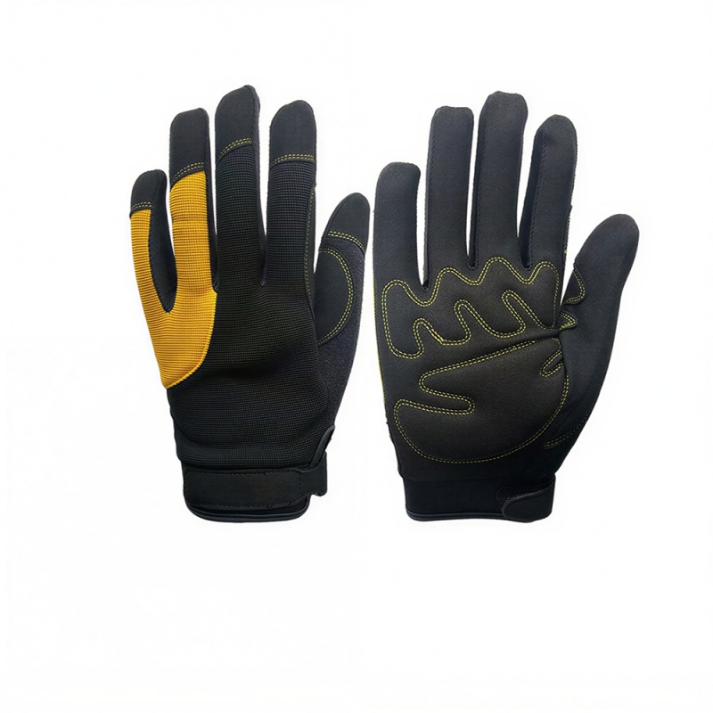 Mechanical Gloves with Padded & Reinforced