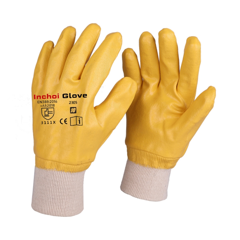 Heavy Duty Nitrile Coated Gloves Interlock liner Heavy Duty Nitrile Coated Gloves Interlock liner