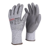 CUT RESISTANT GLOVES WITH PU ORANGE
