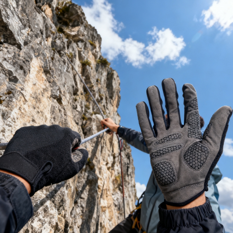 Durable Hiking Gloves with Reinforced Palm & Thumb