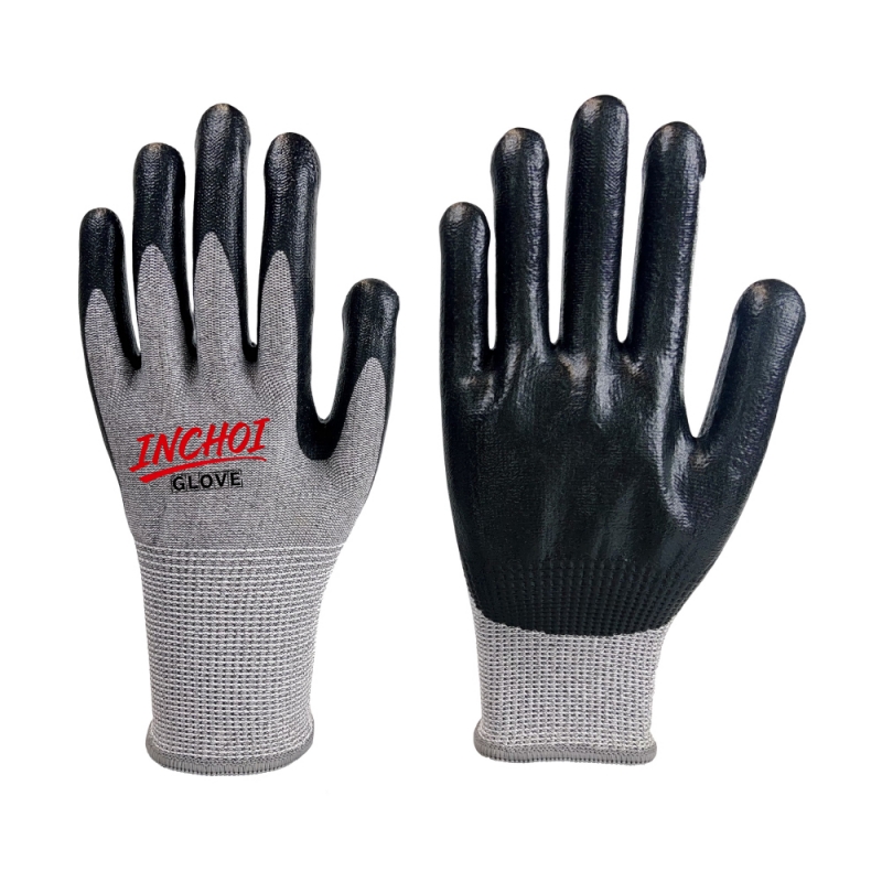 Foam Nitrile Coated Cut  Resistant Gloves