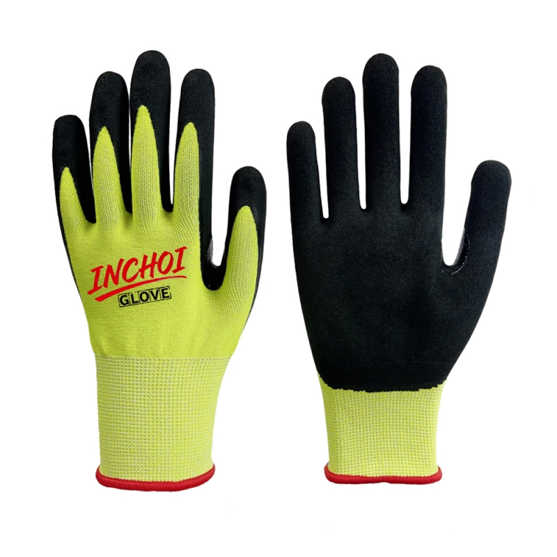 Sandy Nitrile Cut  Gloves & Reinforced Thumb Crotch