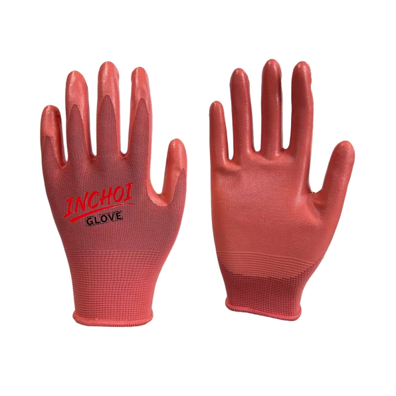 13-Gauge Garden Gloves with Nitrile Coating
