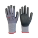 MICRO FOAM NITRILE DOTS GLOVES GREY/BLACK