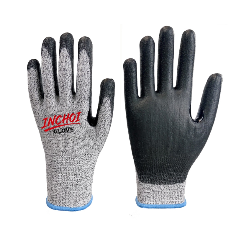 Cut  Resistant  PU Gloves & Reinforced Thumb Crotch
