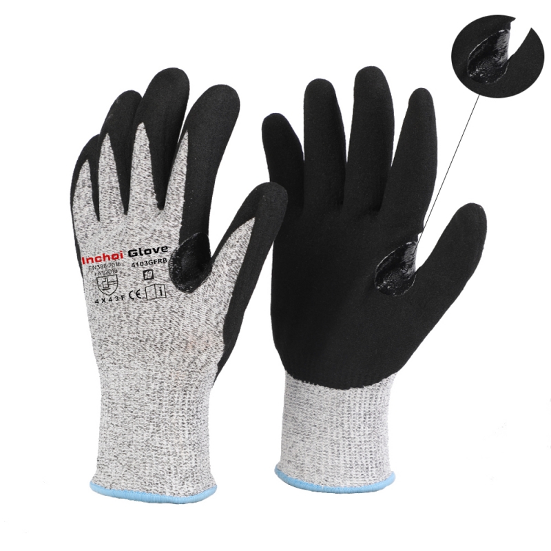 CUT RESISTANT WITH SANDY NITRILE REINFORCE CUT RESISTANT WITH SANDY NITRILE REINFORCE